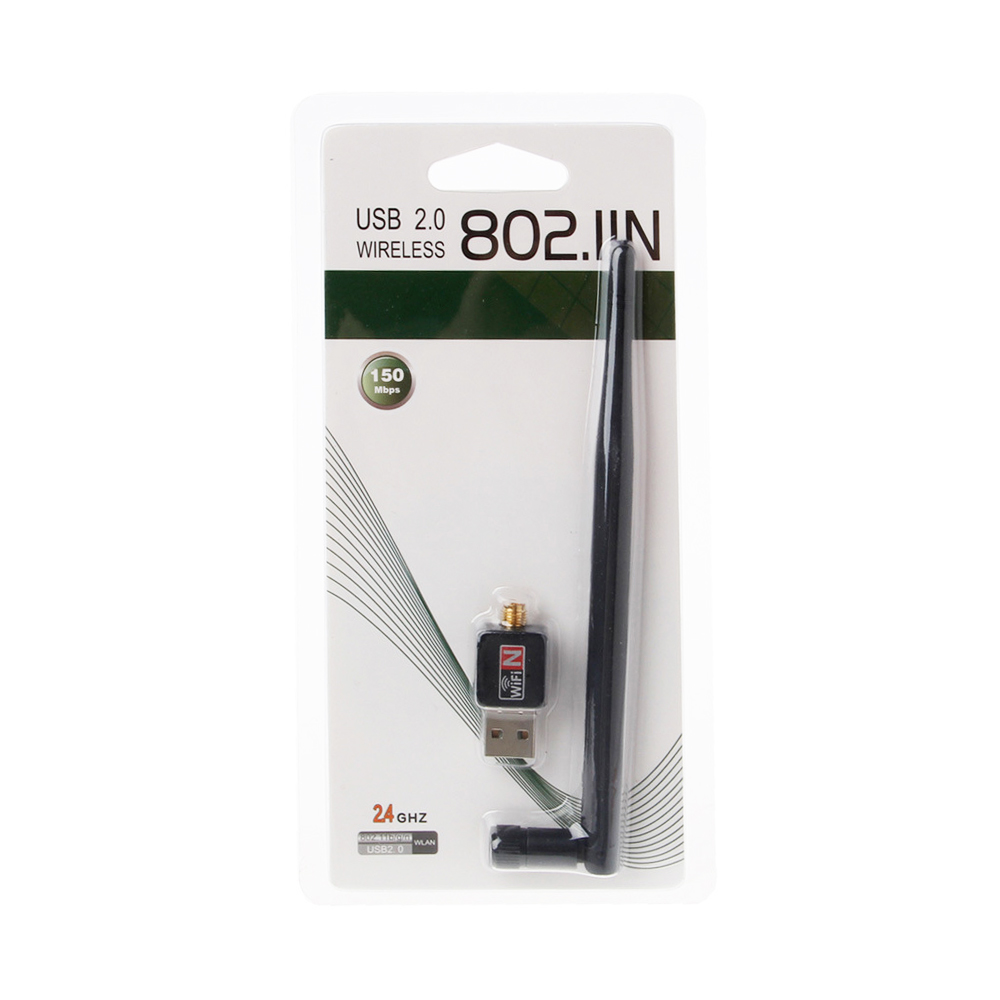 USB wireless WiFi adapter retail package
