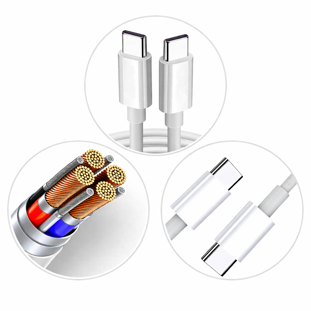 USB-C cable connector and internal construction details